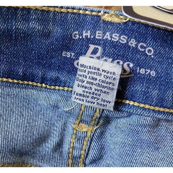 NWT Bass Contour Skinny Fit Jeans Size 0 Women’s Blue MSRP $74 - Picture 4 of 10